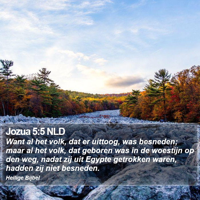 Jozua 5:5 NLD Bible Study