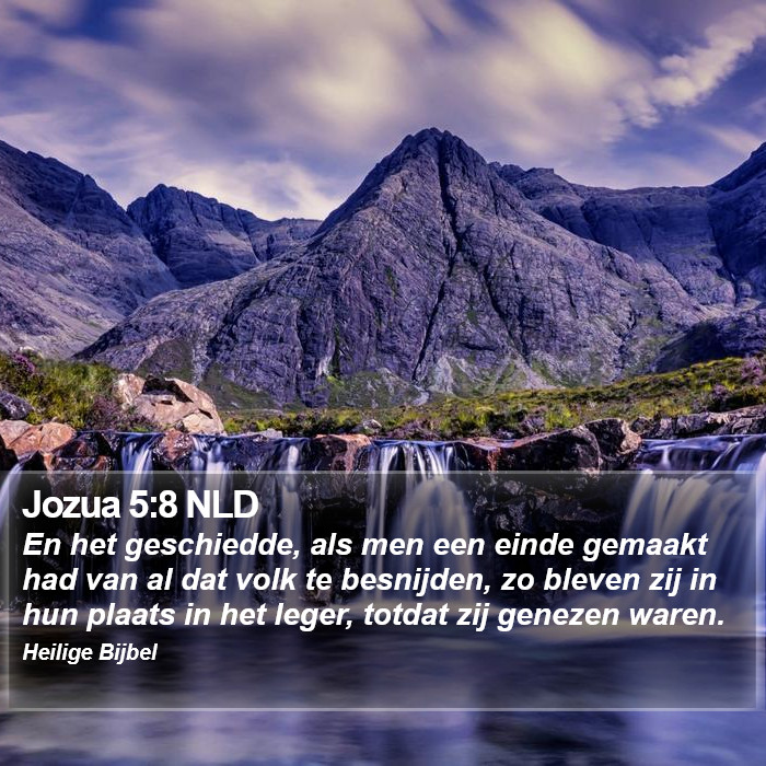 Jozua 5:8 NLD Bible Study