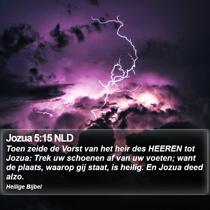 Jozua 5:15 NLD Bible Study