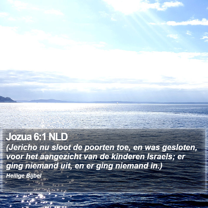 Jozua 6:1 NLD Bible Study