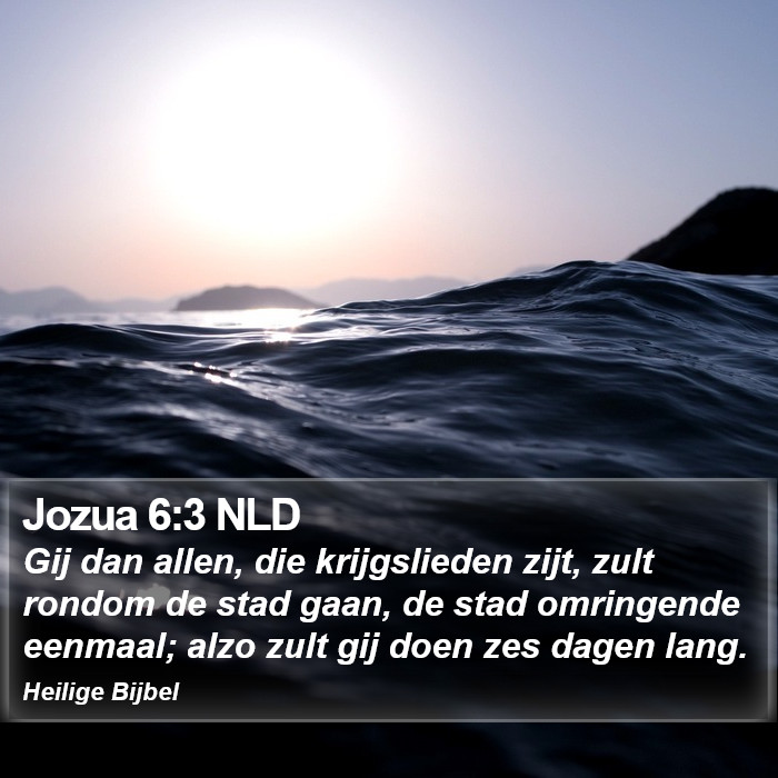 Jozua 6:3 NLD Bible Study