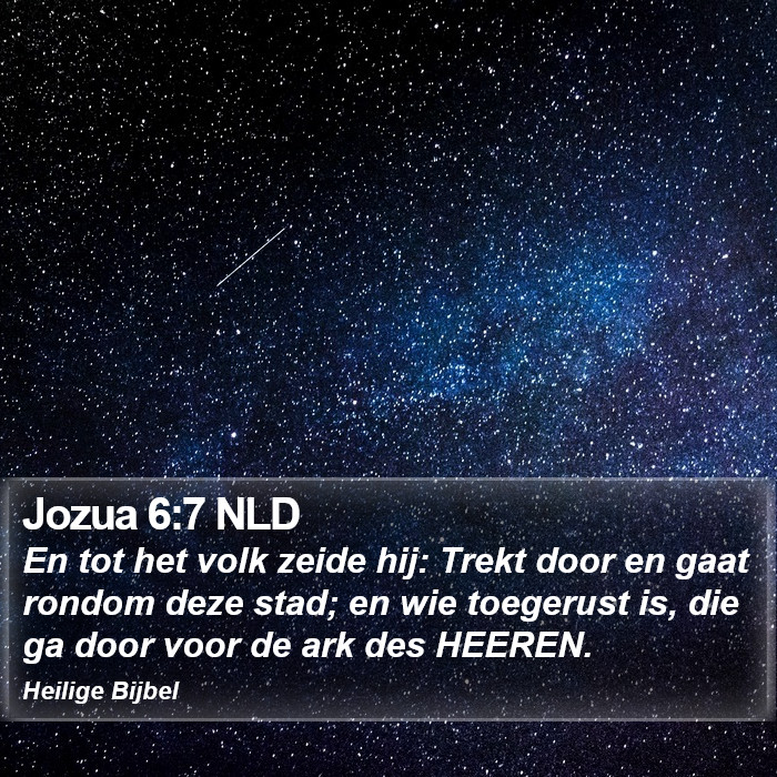 Jozua 6:7 NLD Bible Study