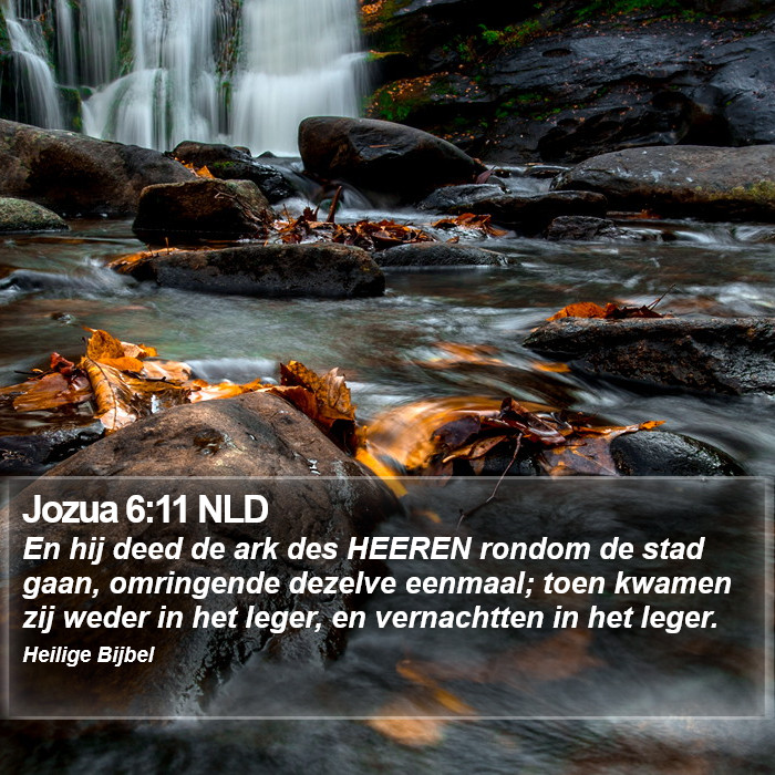 Jozua 6:11 NLD Bible Study