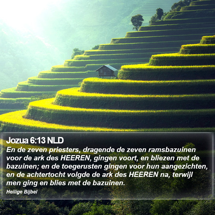 Jozua 6:13 NLD Bible Study