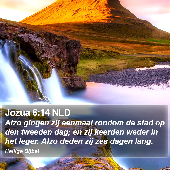 Jozua 6:14 NLD Bible Study