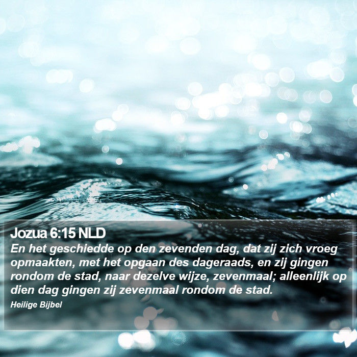 Jozua 6:15 NLD Bible Study