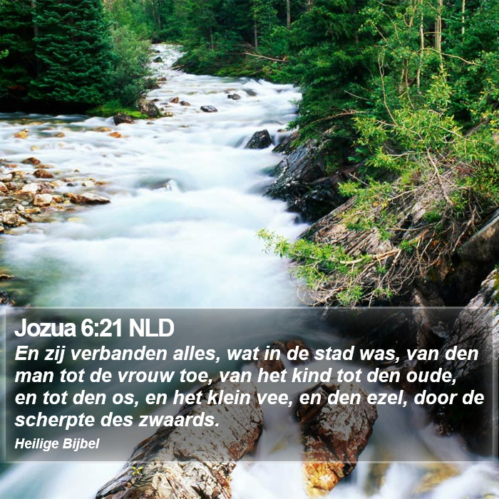 Jozua 6:21 NLD Bible Study