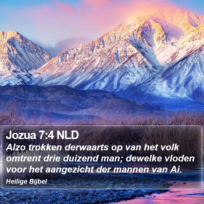 Jozua 7:4 NLD Bible Study