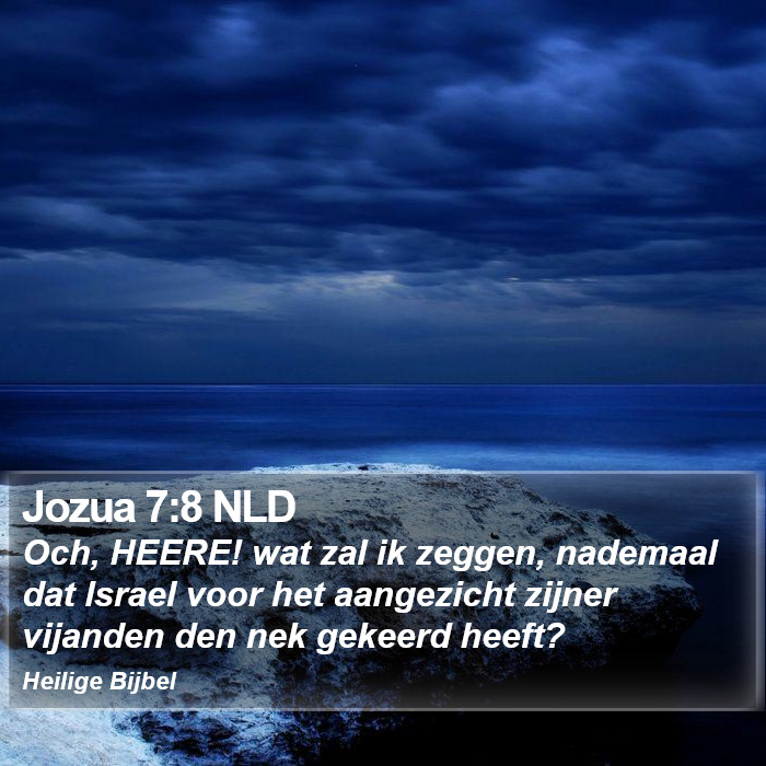 Jozua 7:8 NLD Bible Study