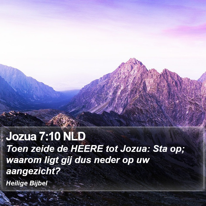 Jozua 7:10 NLD Bible Study