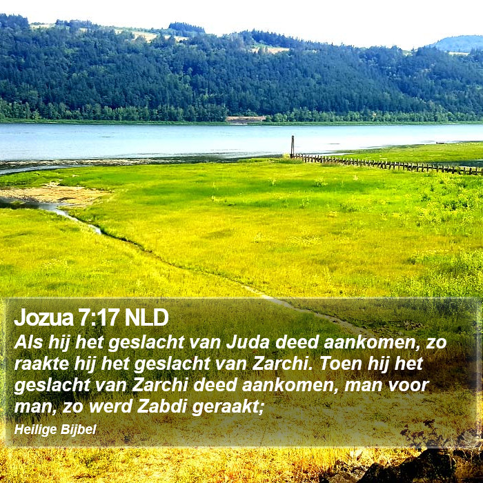 Jozua 7:17 NLD Bible Study