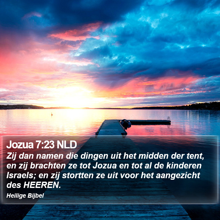 Jozua 7:23 NLD Bible Study