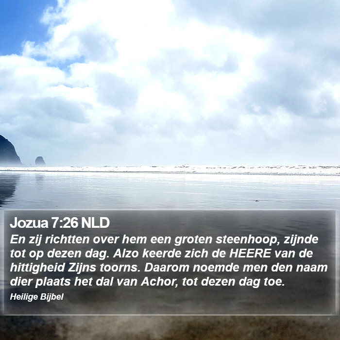 Jozua 7:26 NLD Bible Study