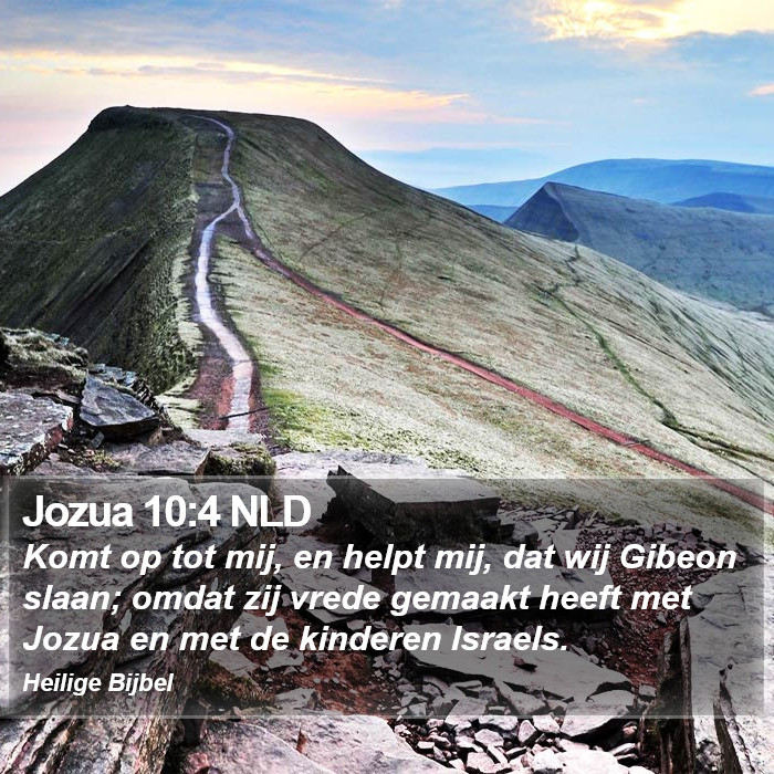 Jozua 10:4 NLD Bible Study
