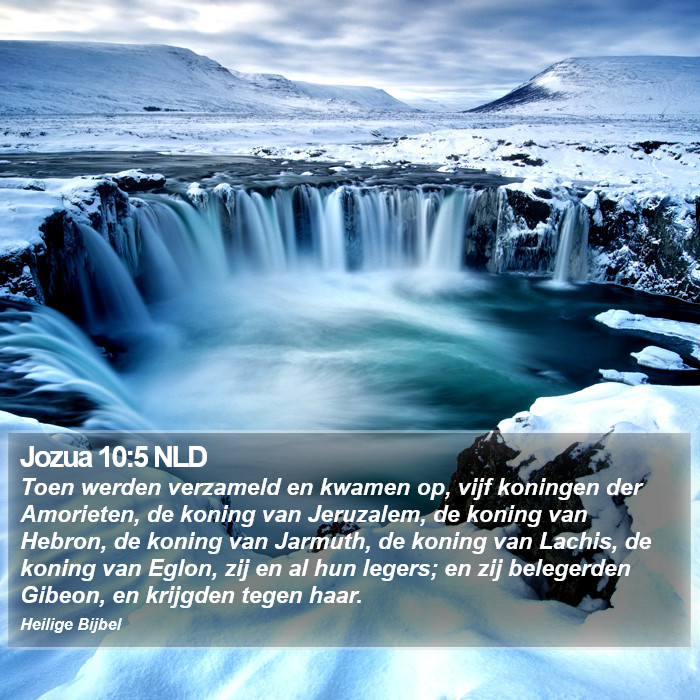Jozua 10:5 NLD Bible Study