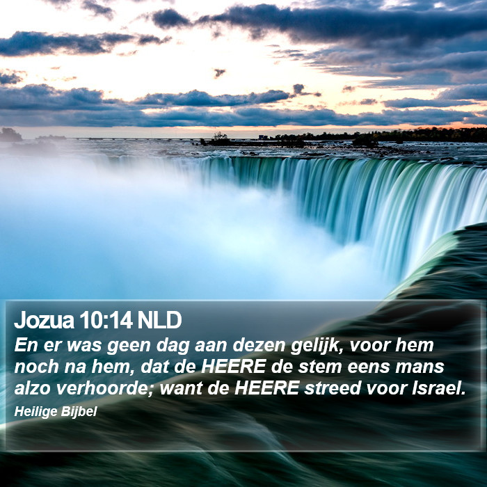 Jozua 10:14 NLD Bible Study