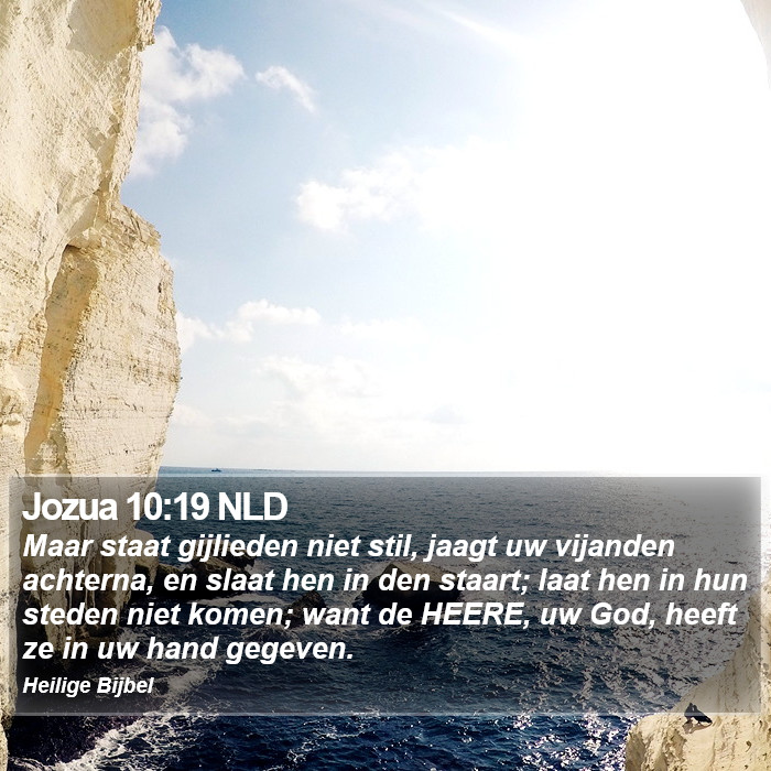 Jozua 10:19 NLD Bible Study
