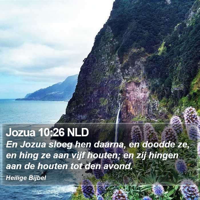 Jozua 10:26 NLD Bible Study