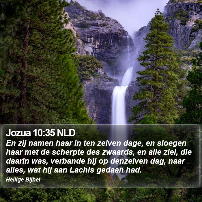 Jozua 10:35 NLD Bible Study