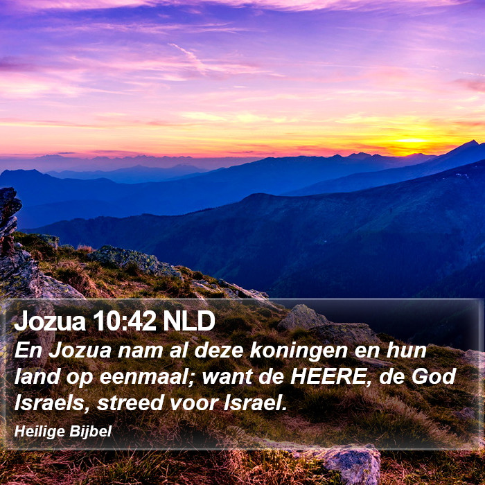 Jozua 10:42 NLD Bible Study