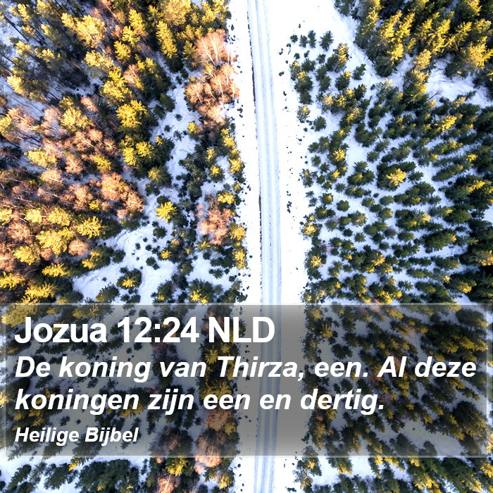 Jozua 12:24 NLD Bible Study