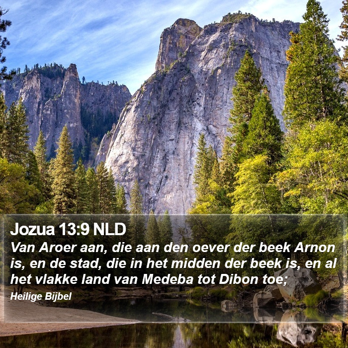 Jozua 13:9 NLD Bible Study