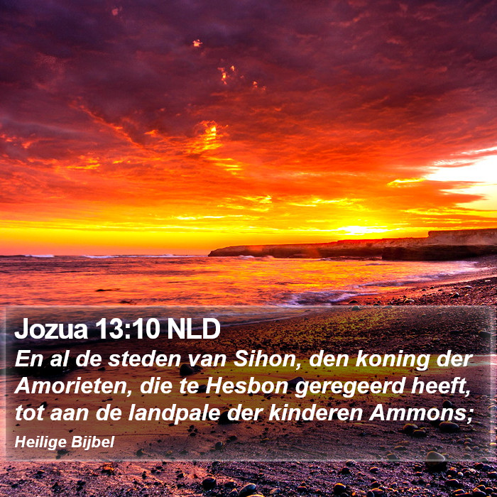 Jozua 13:10 NLD Bible Study