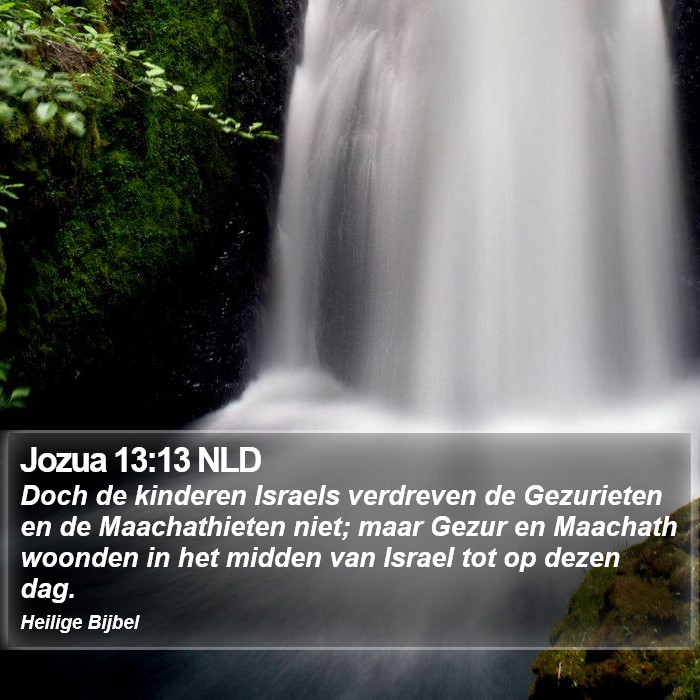 Jozua 13:13 NLD Bible Study
