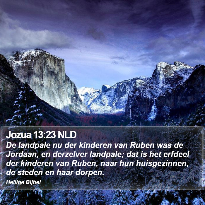 Jozua 13:23 NLD Bible Study