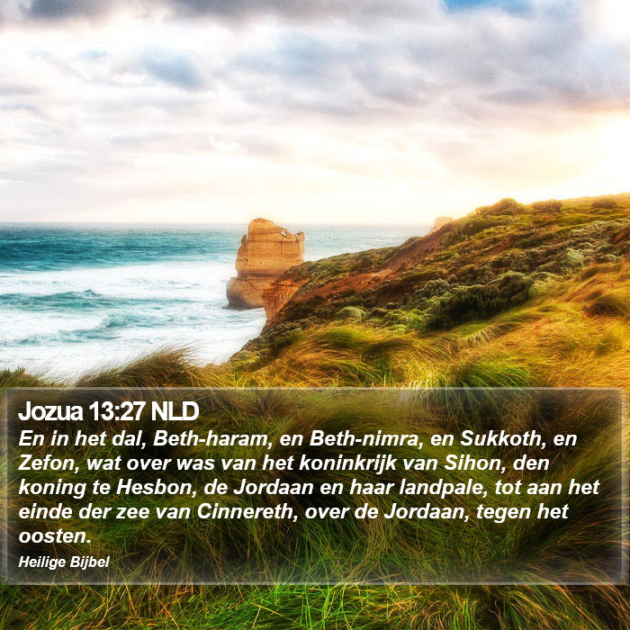 Jozua 13:27 NLD Bible Study