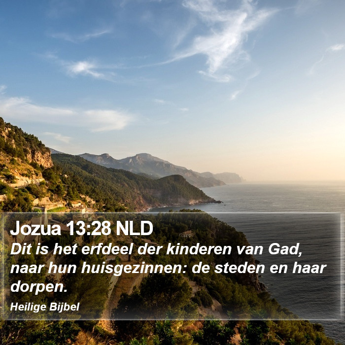 Jozua 13:28 NLD Bible Study