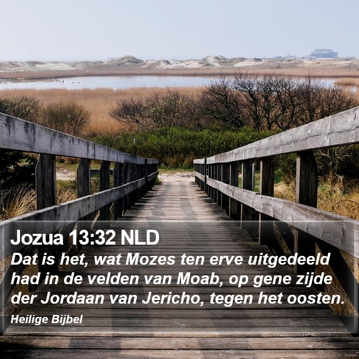 Jozua 13:32 NLD Bible Study