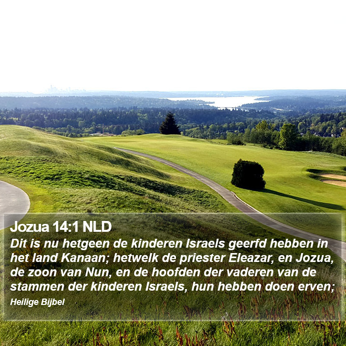 Jozua 14:1 NLD Bible Study