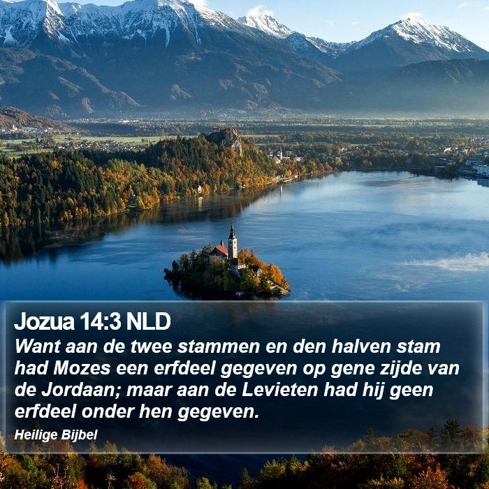 Jozua 14:3 NLD Bible Study