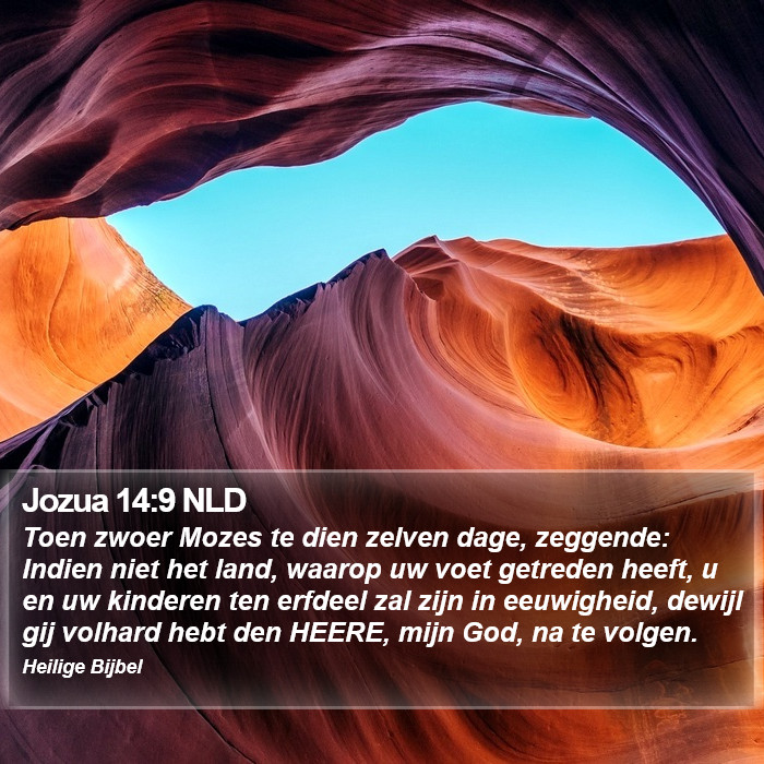 Jozua 14:9 NLD Bible Study