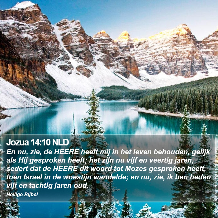 Jozua 14:10 NLD Bible Study