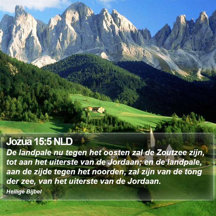 Jozua 15:5 NLD Bible Study