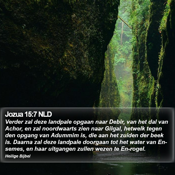 Jozua 15:7 NLD Bible Study