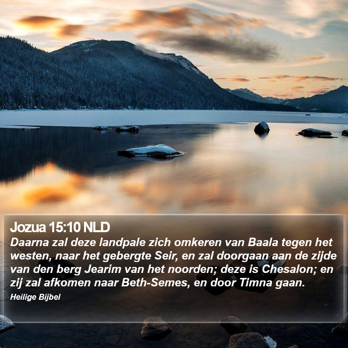 Jozua 15:10 NLD Bible Study