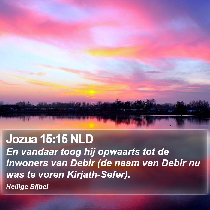Jozua 15:15 NLD Bible Study
