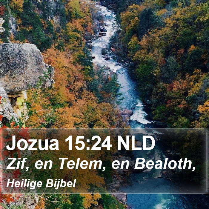Jozua 15:24 NLD Bible Study