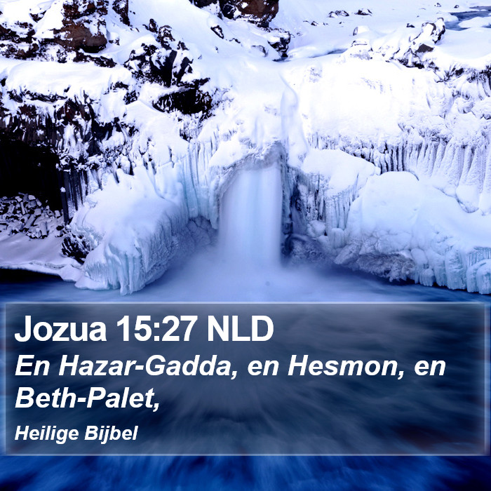 Jozua 15:27 NLD Bible Study