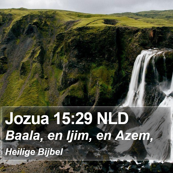 Jozua 15:29 NLD Bible Study