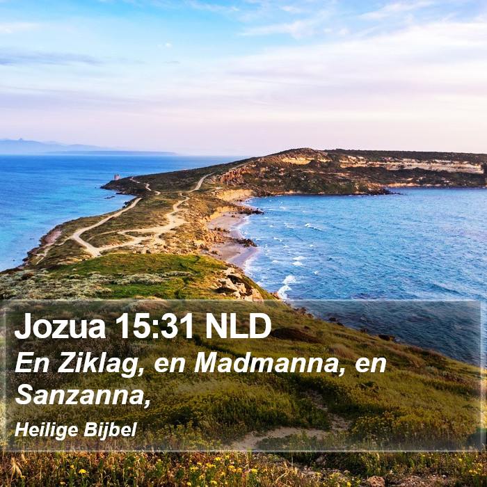 Jozua 15:31 NLD Bible Study