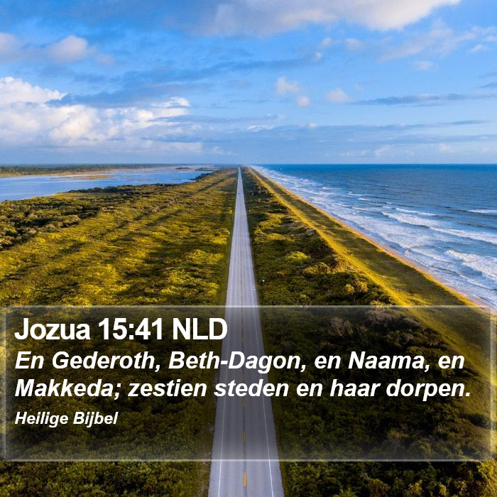 Jozua 15:41 NLD Bible Study