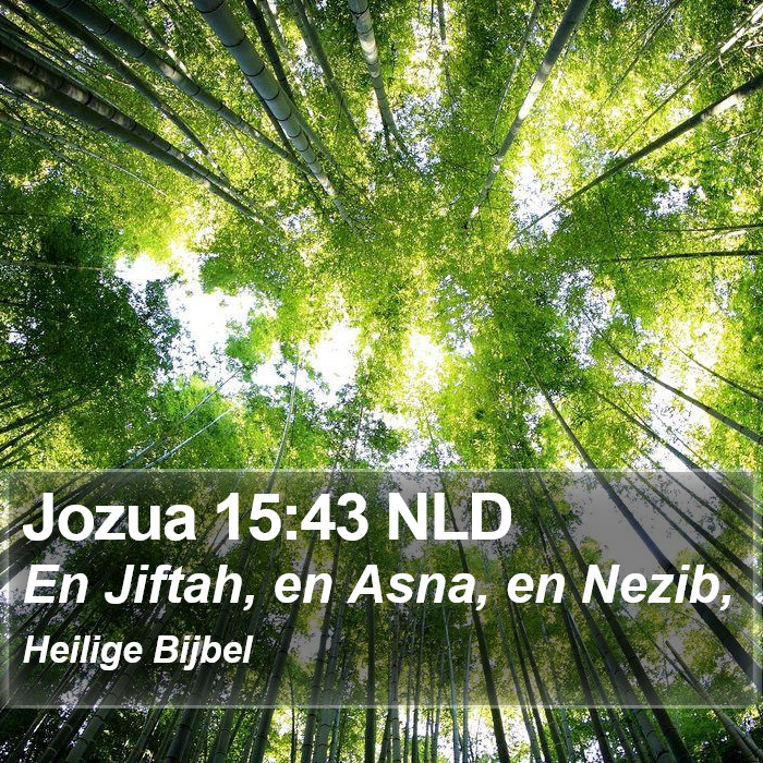 Jozua 15:43 NLD Bible Study