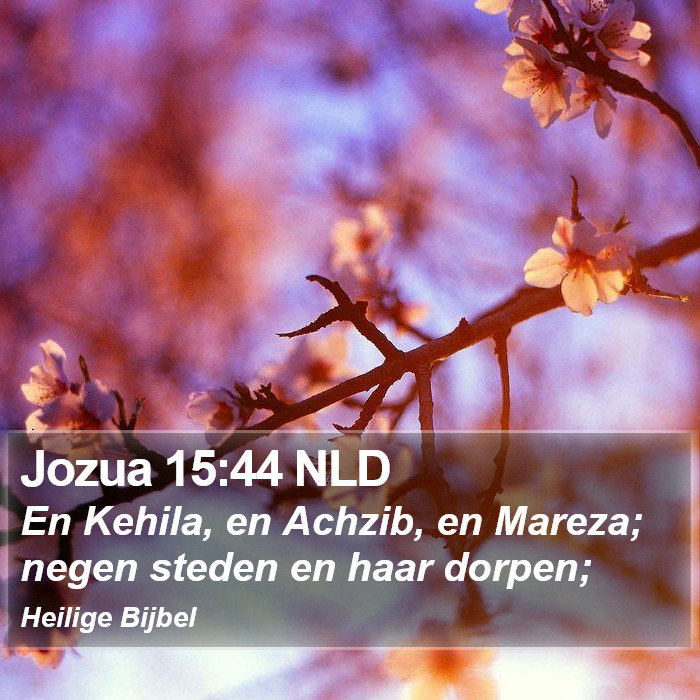 Jozua 15:44 NLD Bible Study