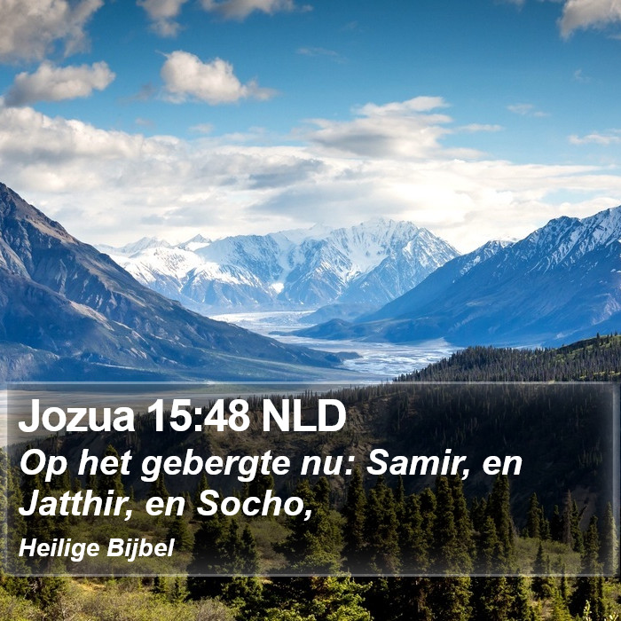 Jozua 15:48 NLD Bible Study