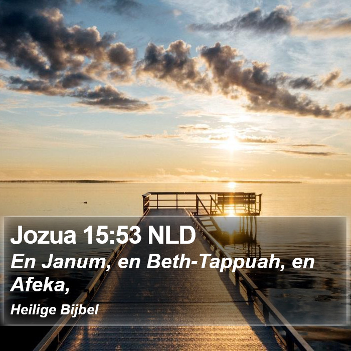 Jozua 15:53 NLD Bible Study