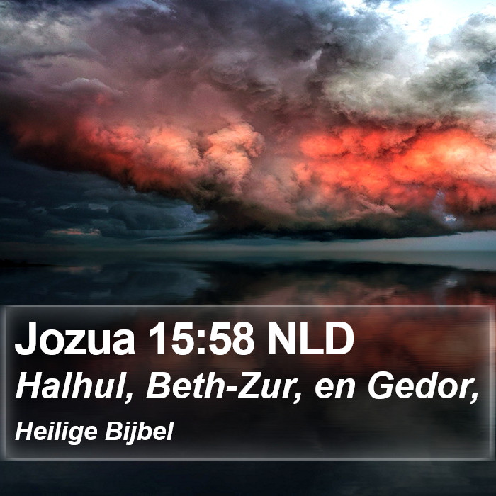 Jozua 15:58 NLD Bible Study
